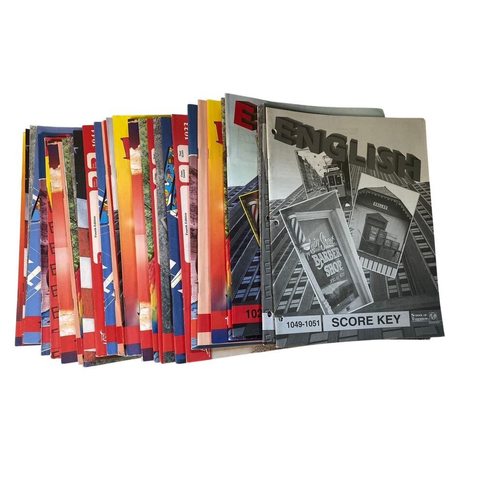 Ace Pace English 1028-1057 School of Tomorrow Booklets and Answer Keys